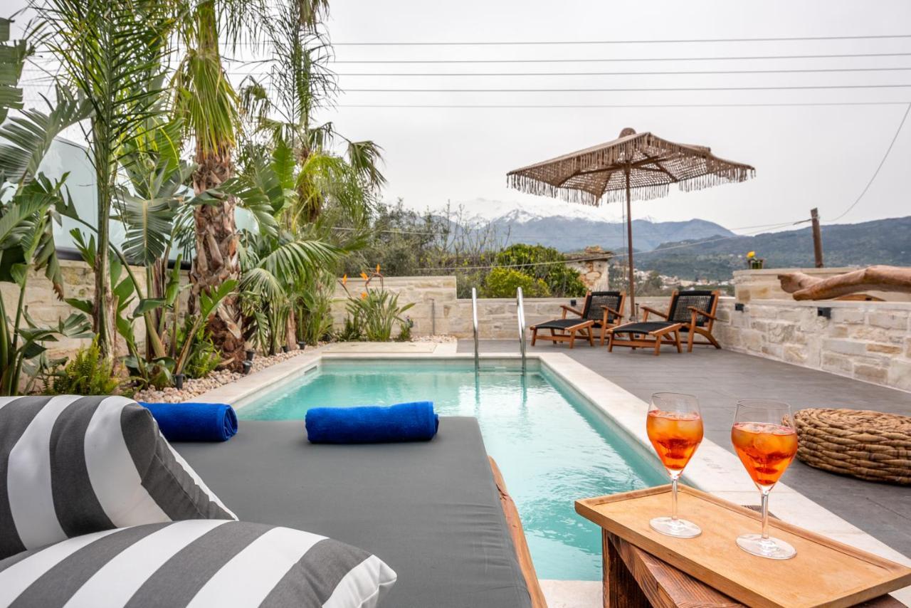 Villa Armenus, Private Pool, Garden, Bbq 干尼亞 外观 照片
