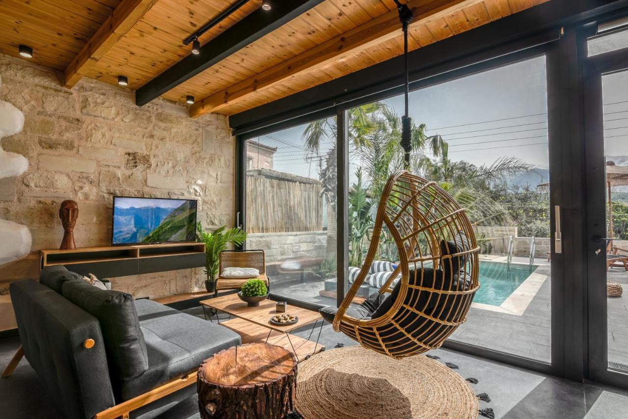 Villa Armenus, Private Pool, Garden, Bbq 干尼亞 外观 照片